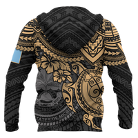 Federated States of Micronesia Hoodie (Zip up) Golden Turtle - Polynesian Pride