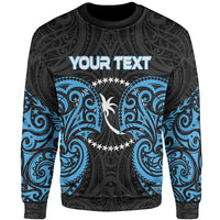 Chuuk Polynesian Custom Personalised Sweater - Spirit Style Blue Unisex Blue - Polynesian Pride