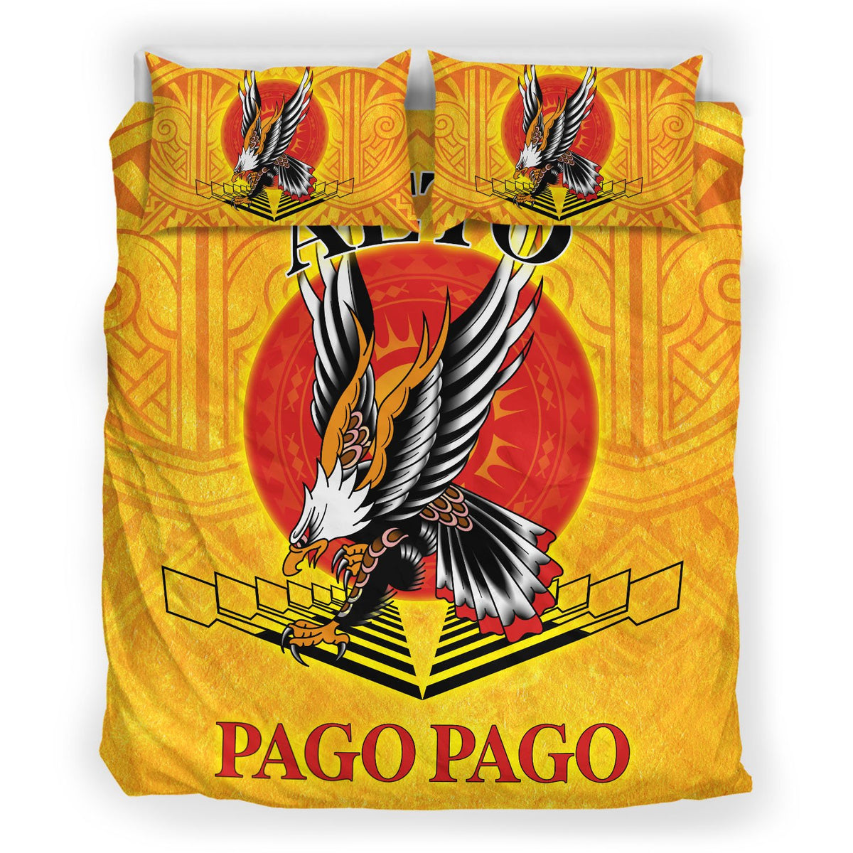 American Samoa Bedding Set - Pago Pago Aeto (Ver 2) - Polynesian Pride