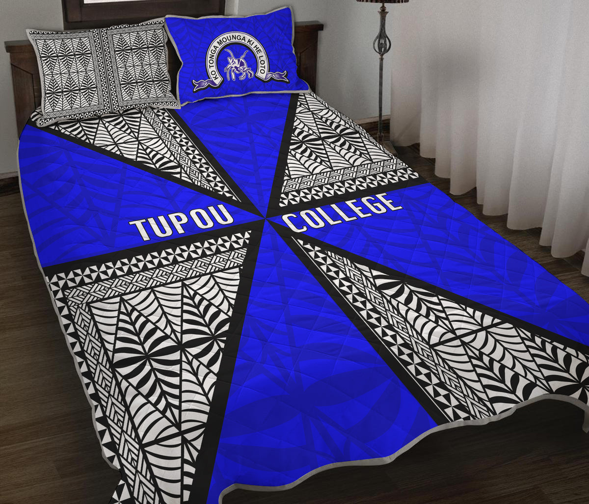 Tonga Tupou College Quilt Bed Set - Tongan Patterns - LT20 - Polynesian Pride