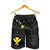 Hawaii Men's Short - Hawaii Kanaka Maoli And Map ( Black) - Polynesian Pride