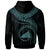 Tokelau Polynesian Custom Hoodie Tokelau Waves (Turquoise) - Polynesian Pride