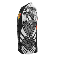 Tonga T Shirt Tonga Coat of Arms Polynesian Tattoo Style - Polynesian Pride