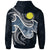 Palau Polynesian Zip up Hoodie Ocean Style - Polynesian Pride