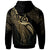 Vanuatu Polynesian Zip Hoodie Legend Gold Version - Polynesian Pride