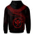 Polynesian Hawaii Kanaka Maoli Zip up Hoodie Hawaiian Waves (Red) - Polynesian Pride