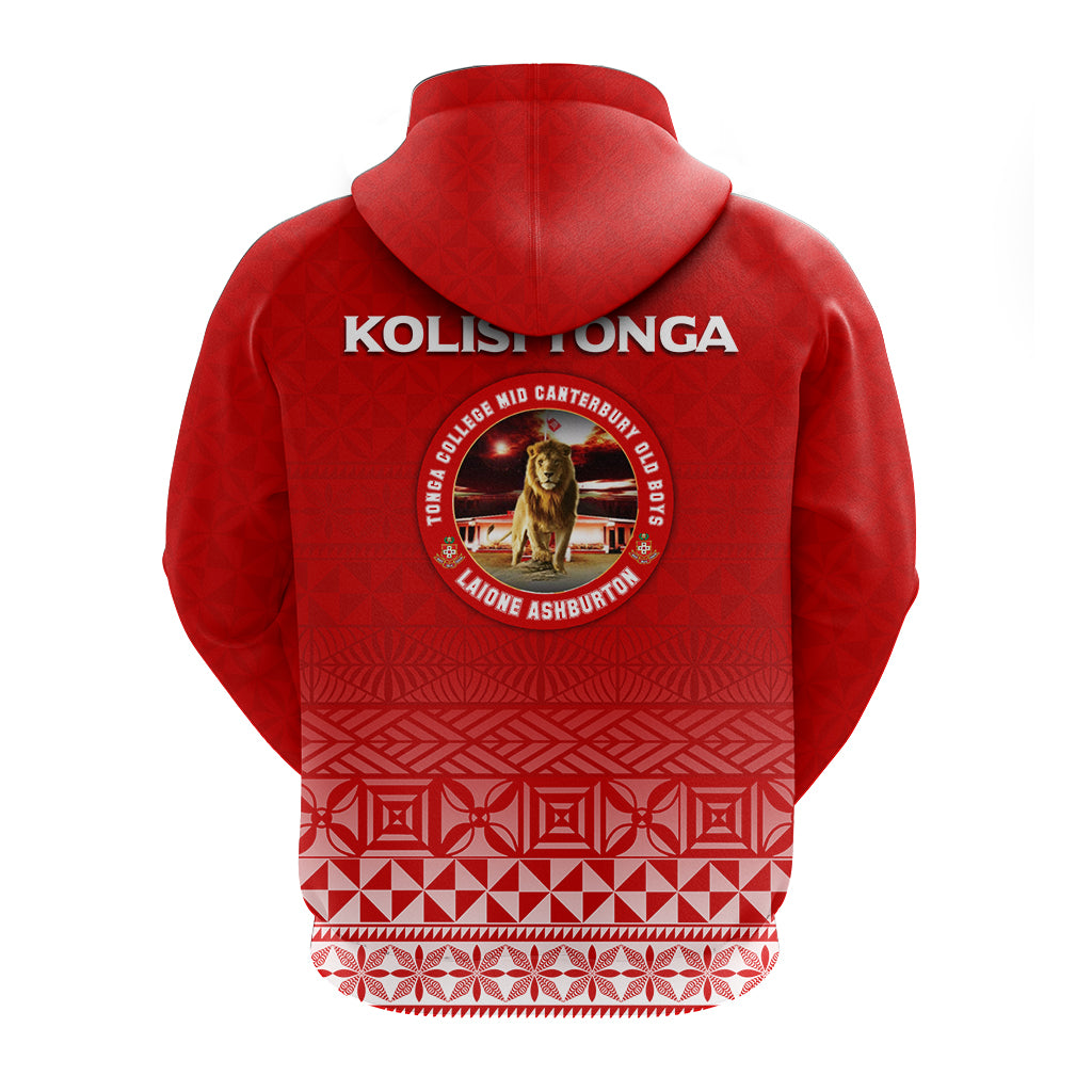 Custom Tonga Hoodie Laione Ashburton Old Boys LT12 - Polynesian Pride