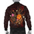 Chuuk Polynesian Men's Bomber Jacket - Legend of Chuuk (Red) - Polynesian Pride