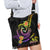 Polynesian Boho Handbag - Plumeria Flowers with Spiral Patterns - Polynesian Pride