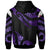 Tokelau Polynesian Custom Zip Hoodie Polynesian Tattoo Purple Version - Polynesian Pride