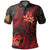 Polynesian Hawaii Polo Shirt Red Plumeria Unisex RED - Polynesian Pride