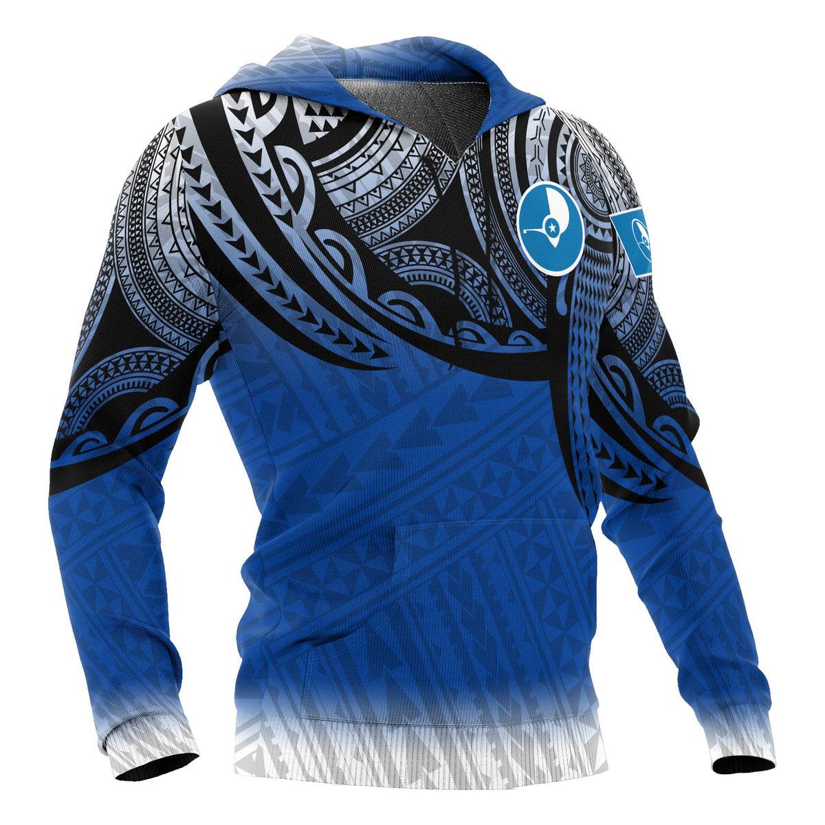 Yap Micronesia Hoodie Tattoo Pattern - Polynesian Pride