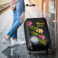 Marshall Islands Polynesian Luggage Covers - Plumeria Tribal - Polynesian Pride