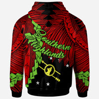 Papua New Guinea Southern Highlands Province Polynesian Hoodie Tribal Wave Tattoo - Polynesian Pride