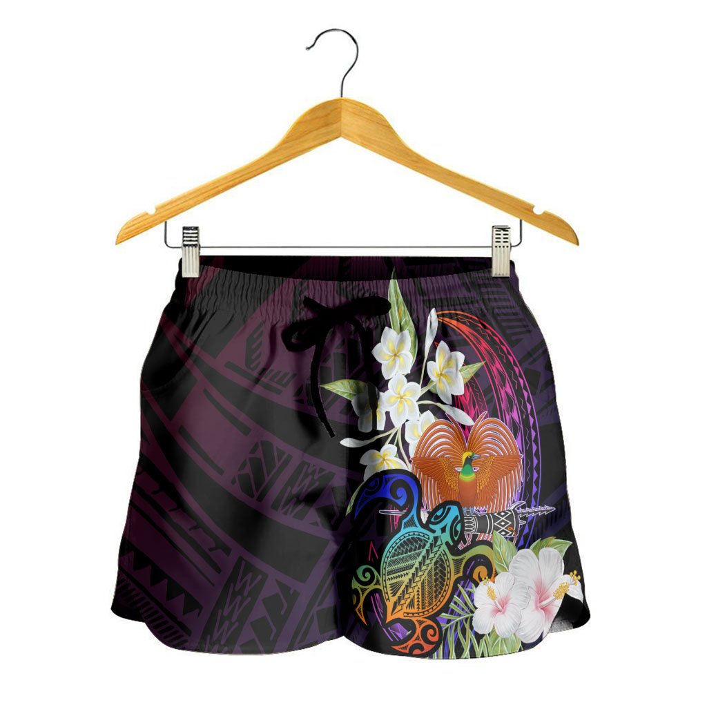 Papua New Guinea Women's Shorts - Nature Style - Polynesian Pride