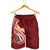 Pohnpei Men's Shorts - Pohnpei Seal Polynesian Patterns Plumeria - Polynesian Pride