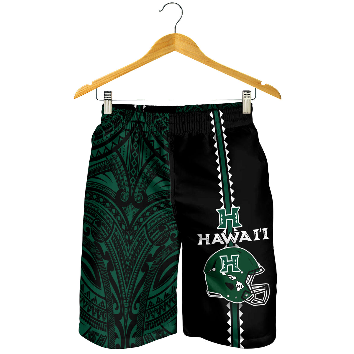 Hawaii Kakau Warrior Football Men Short - LT12 - Polynesian Pride