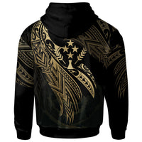 Kosrae Micronesia Hoodie Legend Gold Version - Polynesian Pride