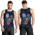 Northern Mariana Islands Polynesian Men Tank Top - Blue Turtle Hibiscus Blue - Polynesian Pride