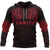 Tahiti Polynesian Tattoo All Over Hoodie Red Unisex Red - Polynesian Pride