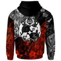 Tonga Polynesian Hoodie Vintage Polynesian Style - Polynesian Pride