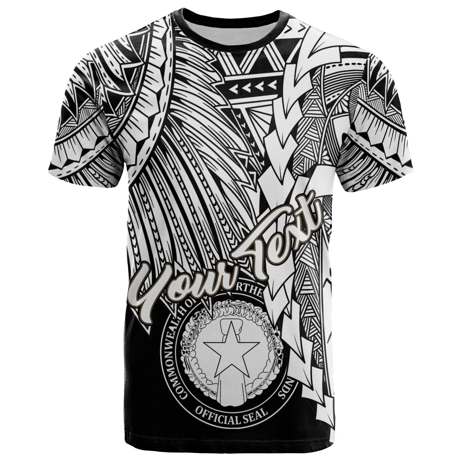 Northern Mariana Islands Polynesian Custom T Shirt Tribal Wave Tattoo White Unisex White - Polynesian Pride