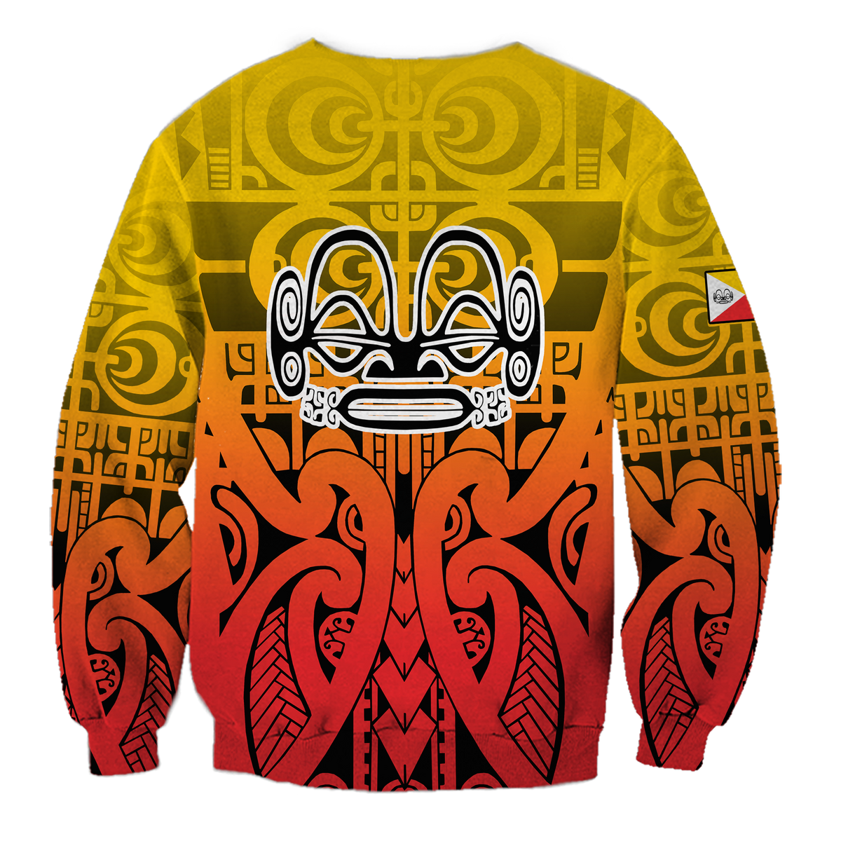 (Custom Personalised) Marquesas Islands Marquesan Tattoo Sweatshirt - LT12 - Polynesian Pride