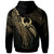 Pohnpei Polynesian Zip Hoodie Legend Gold Version - Polynesian Pride