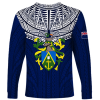 (Custom Personalised) Pitcairn Islands Pride Long Sleeve - LT12 - Polynesian Pride