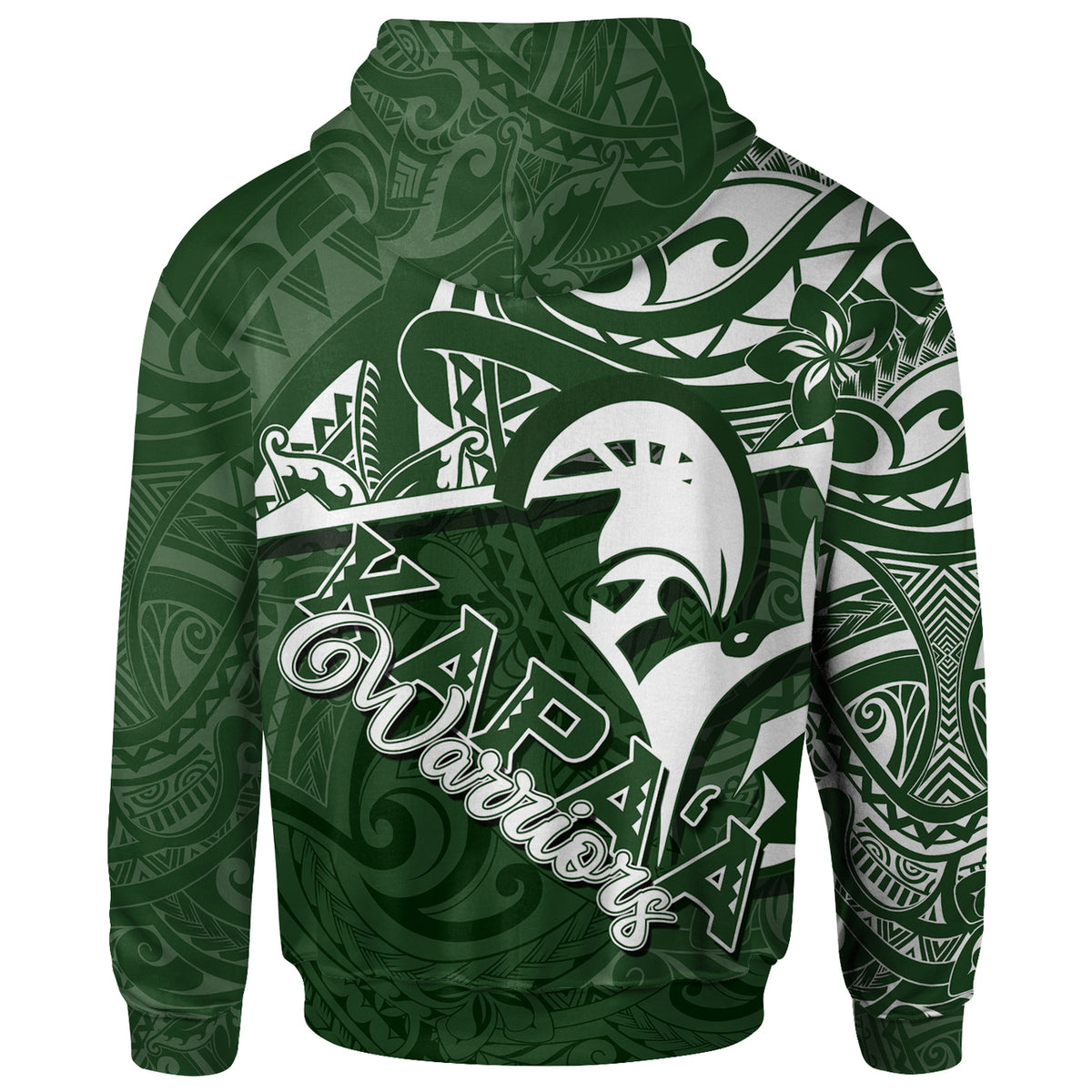 Hawaii Custom Hoodie Kapaa High School Polynesian Tribal Pattern LT10 - Polynesian Pride
