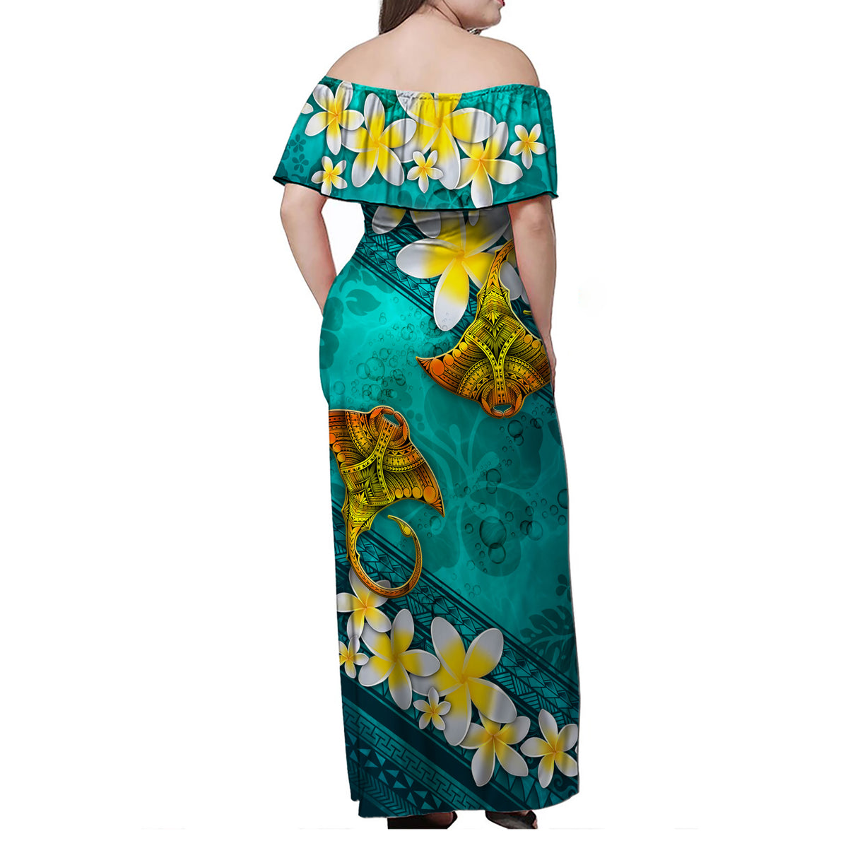 Hawaii Polynesian Matching Dress and Hawaiian Shirt Kanaka and Map - Polynesian Pride