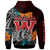 Hawaii Custom Hoodie Waialua High and Intermediate School Polynesian Tribal Pattern LT10 - Polynesian Pride