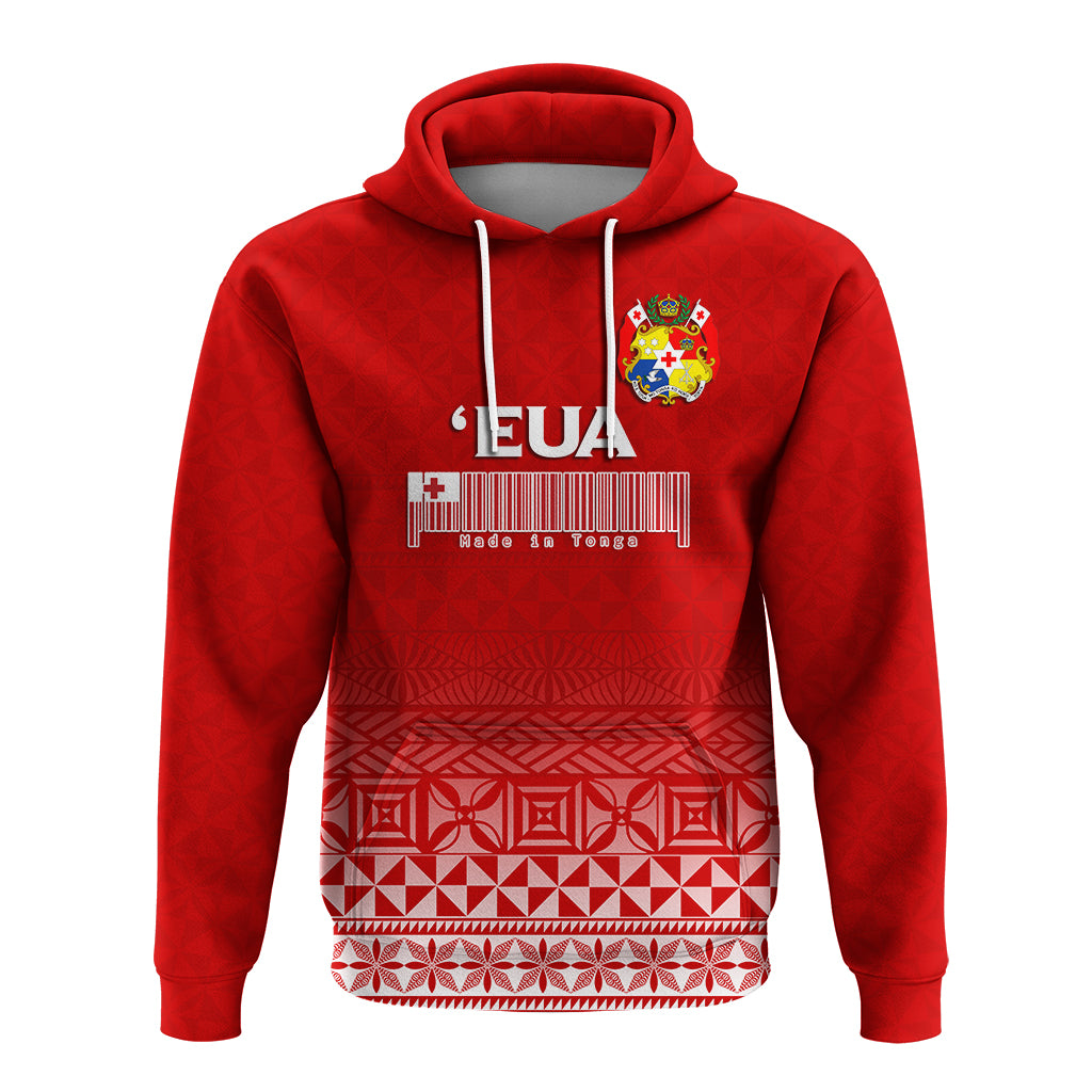 Custom Tonga Eua Hoodie Tongan Pattern LT12 - Polynesian Pride
