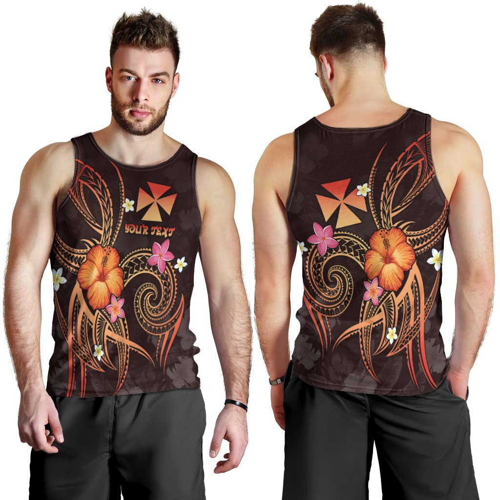 Wallis and Futuna Polynesian Personalised Men's Tank Top - Legend of Wallis and Futuna (Red) - Polynesian Pride