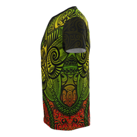 Hawaii T Shirt Polynesian Hibiscus Manta Ray - Polynesian Pride