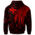 Polynesian Hawaii Kanaka Maoli Custom Hoodie Polynesian Wings (Red) - Polynesian Pride