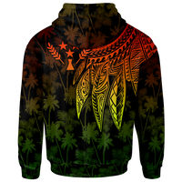 Kosrae Hoodie Polynesian Wings (Reggae) - Polynesian Pride