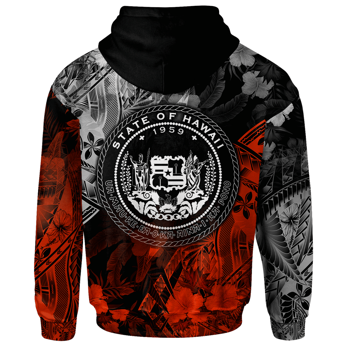 Polynesian Hawaii Hoodie Vintage Polynesian Style - Polynesian Pride