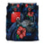 Wallis and Futuna Polynesian Bedding Set - Blue Turtle Hibiscus - Polynesian Pride