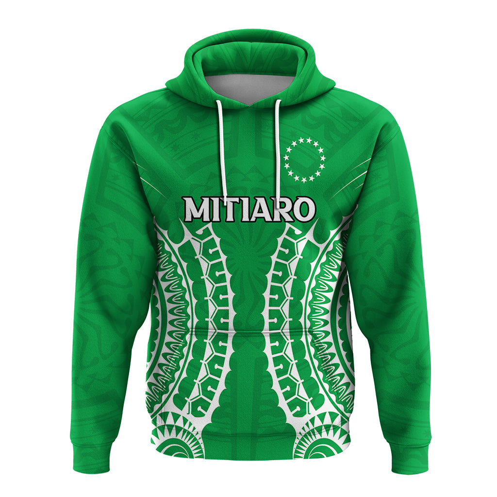 Custom Cook Islands Mitiaro Hoodie Tribal Pattern LT12 - Polynesian Pride