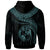 Tonga Polynesian Zip up Hoodie Tonga Waves (Turquoise) - Polynesian Pride