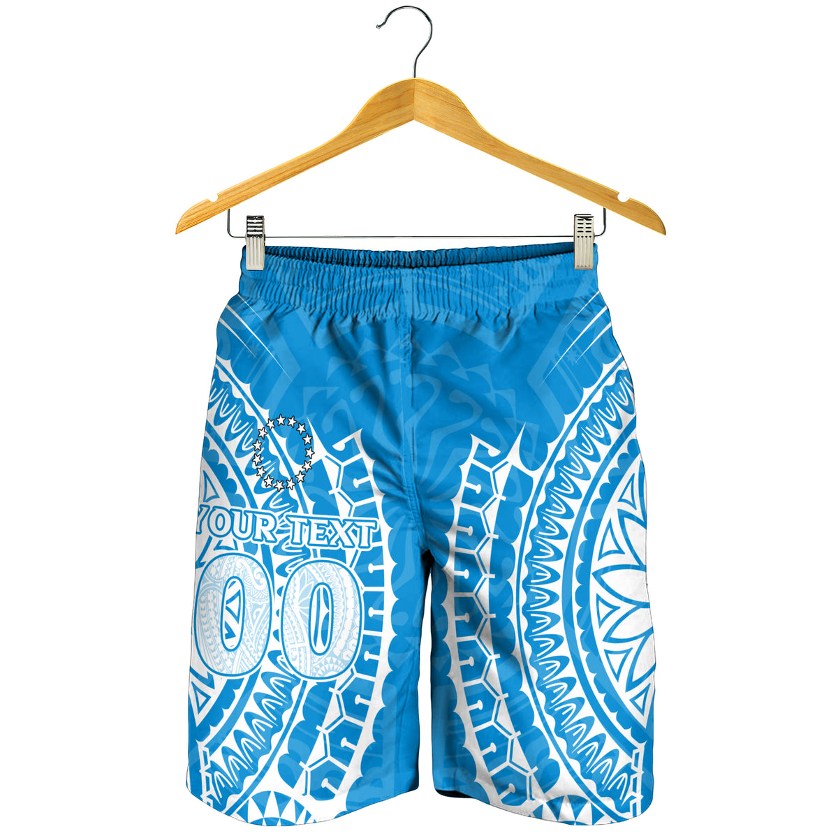 (Custom Personalised) Cook Islands Tongareva Men Short - Tribal Pattern - LT12 - Polynesian Pride