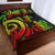 Vanuatu Quilt Bed Set - Reggae Tentacle Turtle - Polynesian Pride