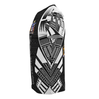 Norfolk Island T Shirt Norfolk Island Coat Of Arms Polynesian Tattoo Style - Polynesian Pride