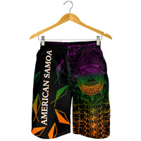 American Samoa Men's Shorts - AS Seal Rocket Style - Polynesian Pride