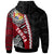 Tonga Polynesian Custom Zip up Hoodie Wave Tattoo - Polynesian Pride