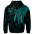 Fiji Hoodie Polynesian Wings (Turquoise) - Polynesian Pride