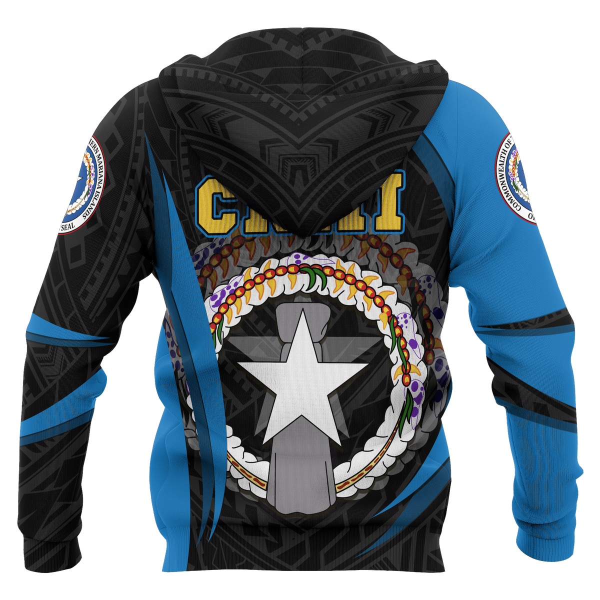 Northern Mariana Islands Hoodie (Zip up) Northern Mariana Islands Spirit - Polynesian Pride