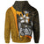 Papua New Guinea Polynesian Hoodie Gold Turtle with Hook - Polynesian Pride