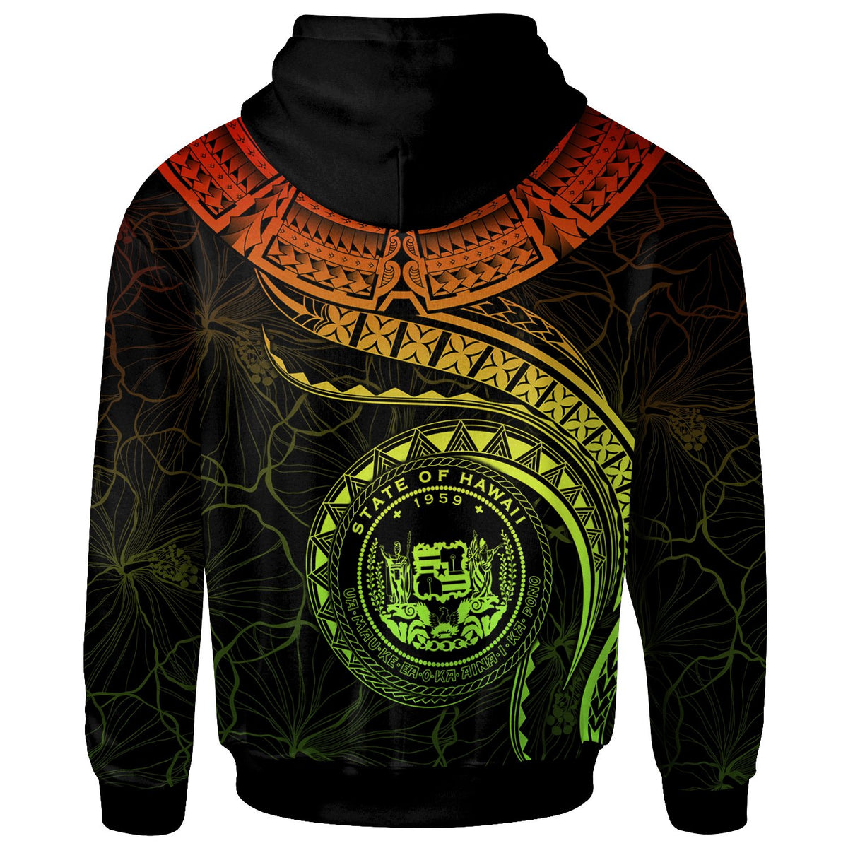 Polynesian Hawaii Hoodiean Waves (Reggae) - Polynesian Pride